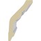 Ekena Millwork 5"H x 3"P x 5 7/8"F x 94 1/2"L Hampshire Traditional Crown Moulding MLD05X03X05HA - alternate 4